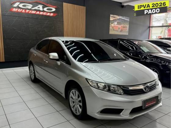 HONDA CIVIC 1.8 LXS 16V FLEX 4P AUTOMÁTICO